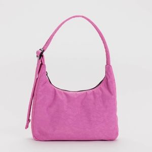 BAGGU Mini Nylon Shoulder Bag Extra Pink